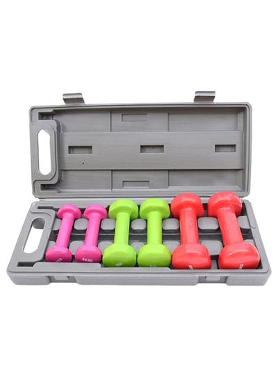 Buy Dumbbell Set for Weight Lifting Exercises 6 kg with Bag in Saudi Arabia