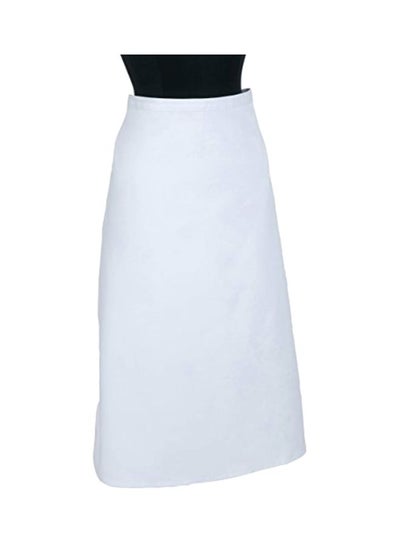 Buy Polyester Pocket Apron White 40inch in Egypt