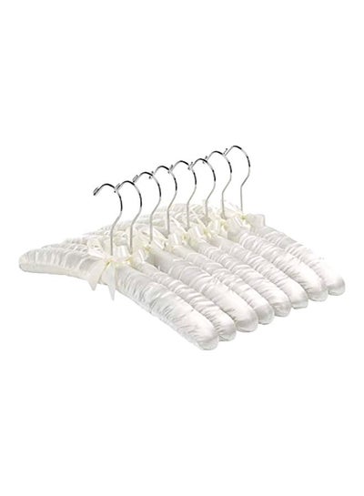 Buy 8-Piece Blouse Hanger White 1.25 x 15.5 x 7inch in Saudi Arabia