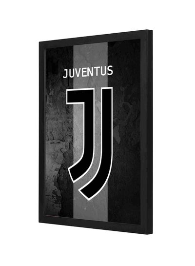 Buy Wooden Frame Juventus Wall Art Multicolour 33 x 43cm in Saudi Arabia