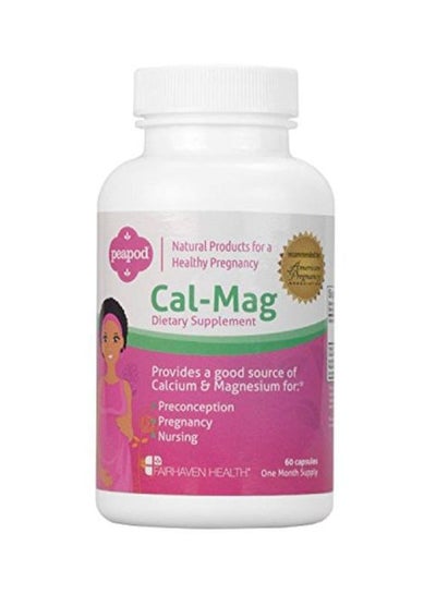 Buy Cal-Mag Dietary Supplement - 60 Capsules in UAE