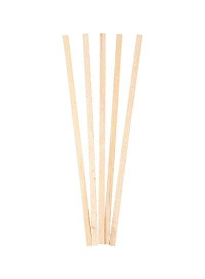 Buy 2000-Piece Wooden Coffee Stirrer Set Beige 5.5inch in UAE