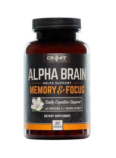 Buy Alpha Brain Nootropic Booster Supplement, 90 Capsules in UAE