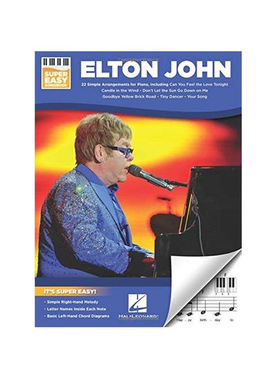 اشتري Elton John - Super Easy Songbook Hardcover في الامارات