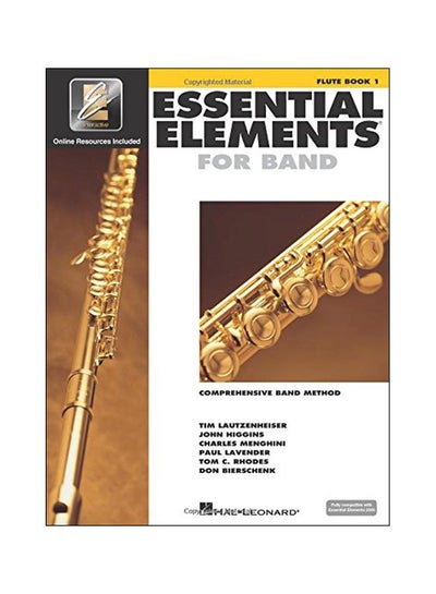 اشتري Essential Elements For Band : Flute Book 1 Paperback في الامارات