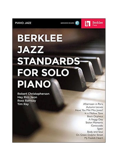 Buy Berklee Jazz Standards For Solo Piano hardcover english - 30-Sep-17 in UAE