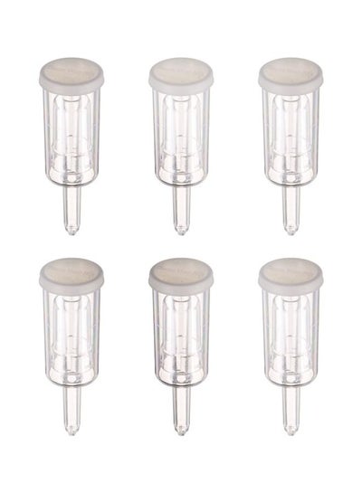 Buy Pack Of 6 Plastic Airlock Clear in UAE