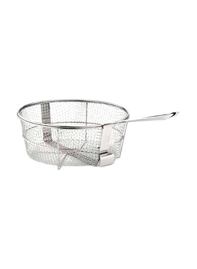 Buy Stainless Steel Fry Basket Silver in UAE