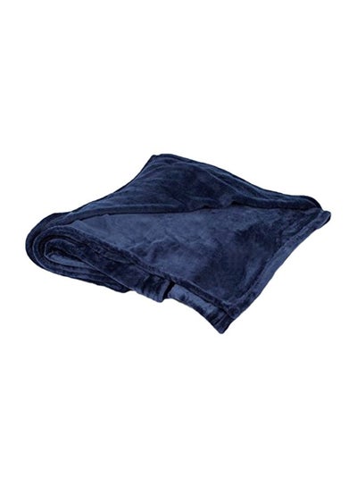 Buy Ultra Soft Couch Blanket Blue 50x60inch in UAE