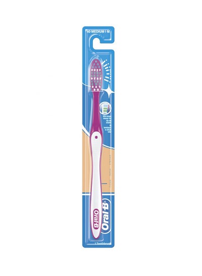 Buy 123 Fresh Toothbrush - 40 Medium Multicolour in Egypt