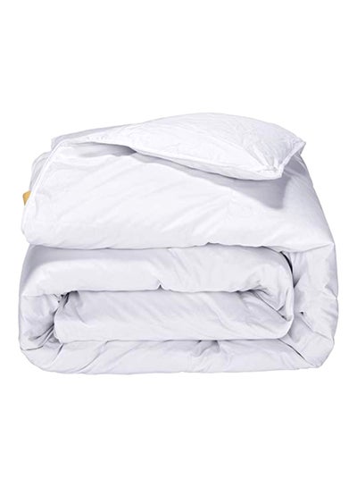 Buy Cotton Quilted Comforter White 68x88inch in UAE