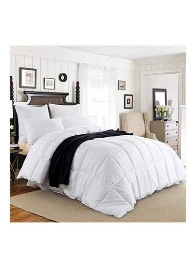 Buy Cotton Comforter White 21x5x17inch in UAE