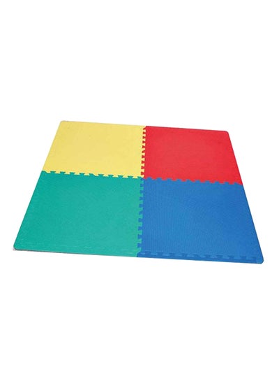 Buy 4-Piece Protective Floor Rubber Mat Set in UAE