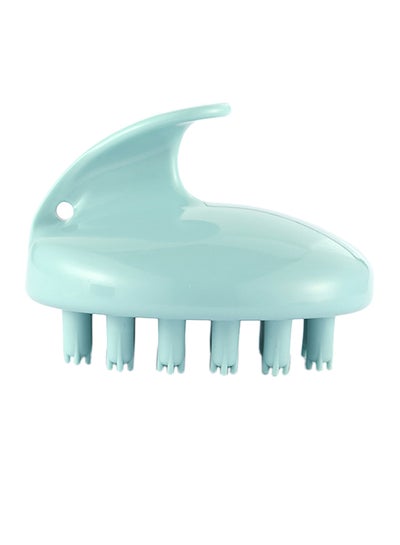 Buy Handheld Silicone Scalp Shampoo Massage Brush Green 11x5x9centimeter in Saudi Arabia