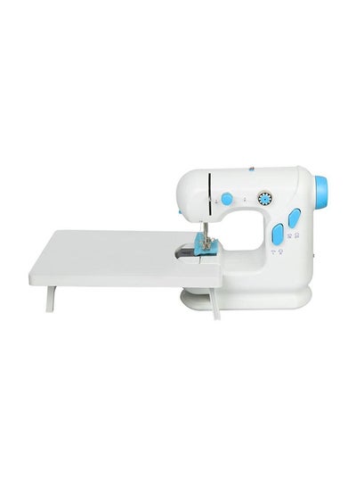 Buy Multifunctional Electric Sewing Machine With LED Light Foot Pedal YFSM-306 White/Blue in UAE