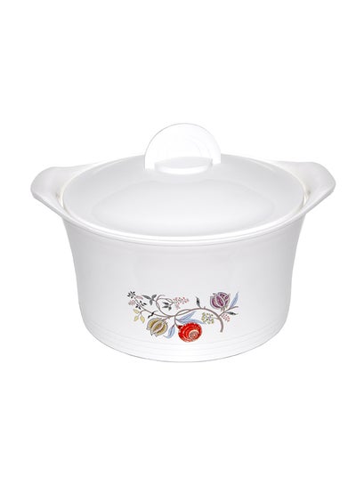 Buy Falcon Hotpot Casserole White 5000ml in Saudi Arabia