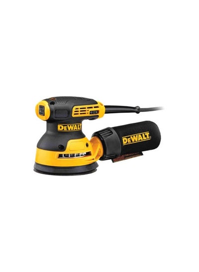 Buy Random Orbit Palm Grip Sander Yellow/Black/Grey 5inch in UAE