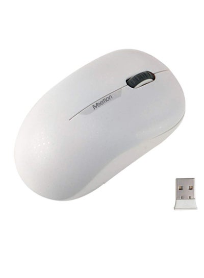 Buy Portable Wireless Mouse White in UAE