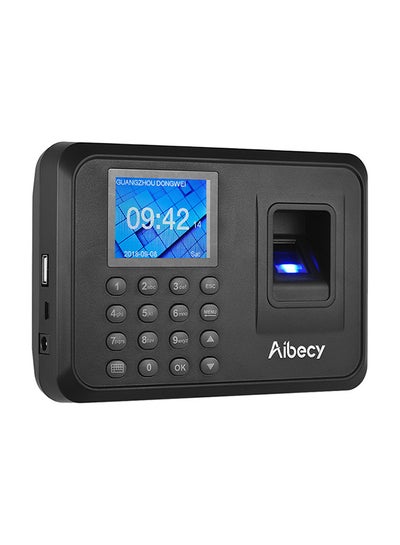 Buy Biometric Attendance Machine Black/Blue/White in UAE