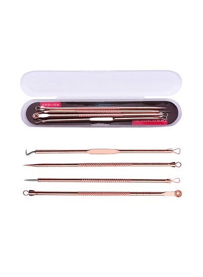 Buy Pack Of 4  Acne Removal Needle Pimple Needle Blackhead Tools Rose Gold in Egypt