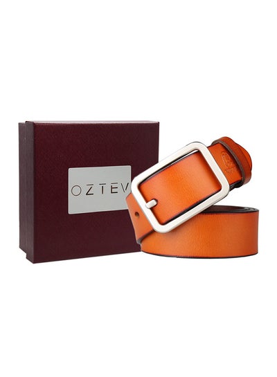 Buy Sober Leather Belt Brown in UAE