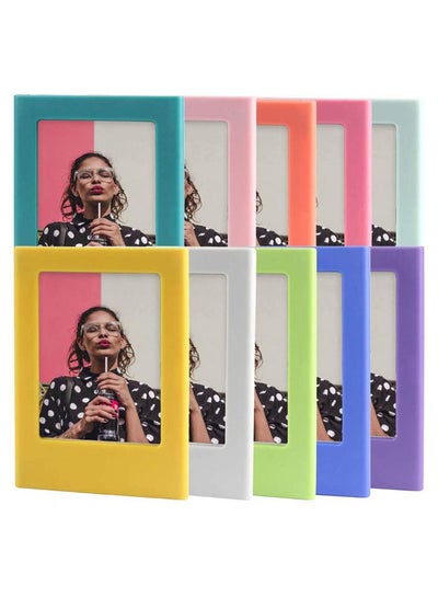 Buy 10-Piece Magnetic Photo Frame Set Multicolour in UAE