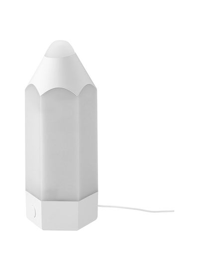 Buy Led Table Lamp White 29cm in UAE