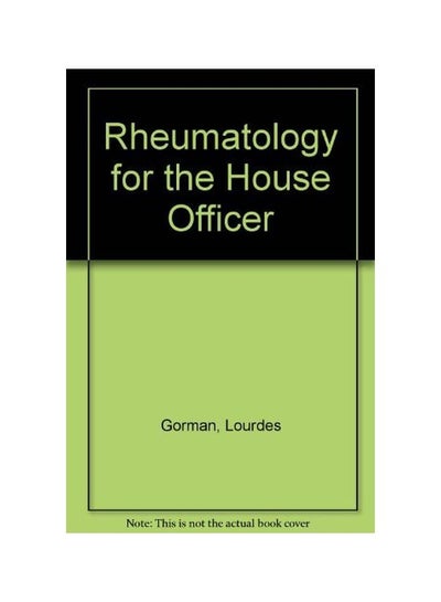 اشتري Rheumatology For The House Officer Paperback في السعودية