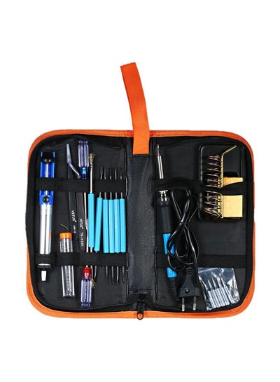 Buy 19-Piece Electric Soldering Iron Kit Blue in UAE