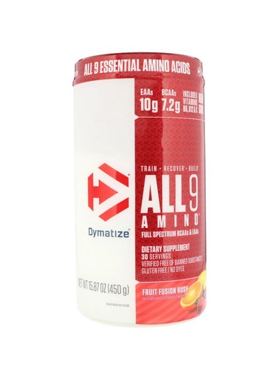 Buy All 9 Amino Dietary Supplement - Fruit Fusion Rush in Saudi Arabia