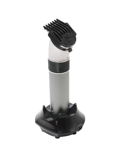 Buy Waterproof Hair Trimmer With Charging Stand Grey/Black in Saudi Arabia