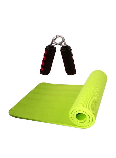 Buy Non-Slip Yoga Mat And Hand Grip 10mm in UAE