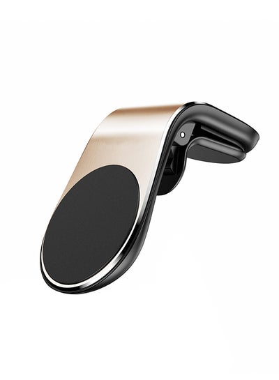 Buy Car Air Vent Clip Holder For Smartphone Gold in Saudi Arabia