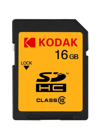 Buy Class 10 U1 SD  Memory Card Yellow/black in Saudi Arabia
