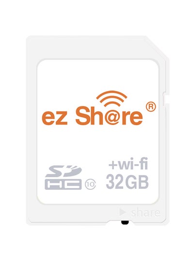 Buy Class 10 Wireless WiFi Share Card SDHC Flash Card White in Saudi Arabia