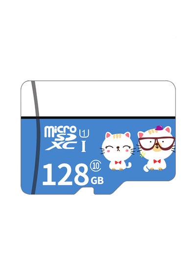 Buy Class10 Micro SD Memory Card Blue/White in Saudi Arabia