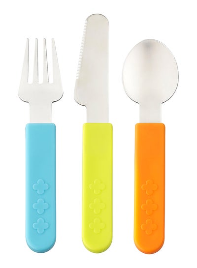 Buy 3-Piece Cutlery Set Multicolour in UAE