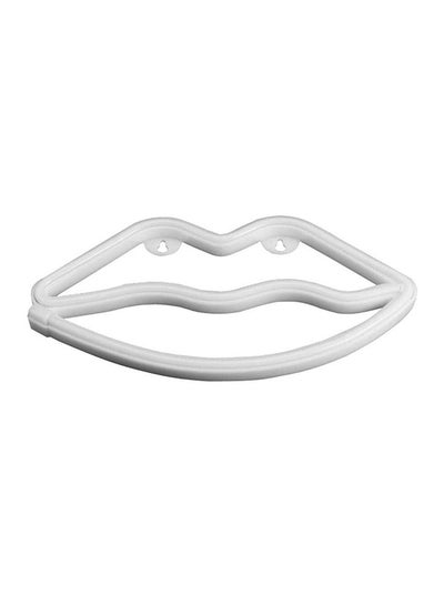 Buy Lips Pattern Neon Led Light Red 26x14cm in Saudi Arabia