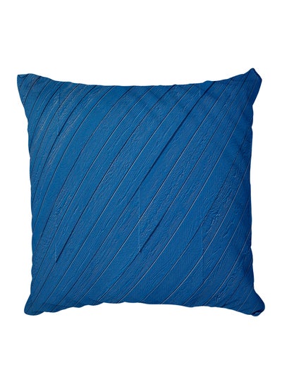 Buy Decorative Printed Pillow Cover Blue in Egypt