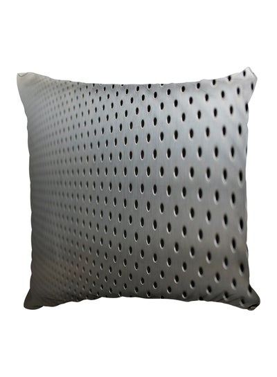 Buy Decorative Printed Pillow Cover Grey in Egypt