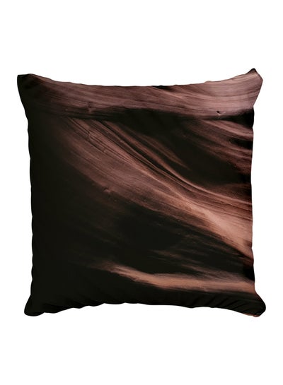 Buy Decorative Printed Pillow Cover Brown in Egypt