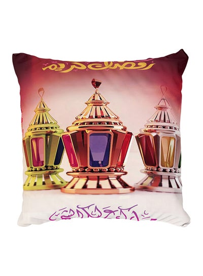 Buy Decorative Printed Pillow Cover Multicolour in Egypt