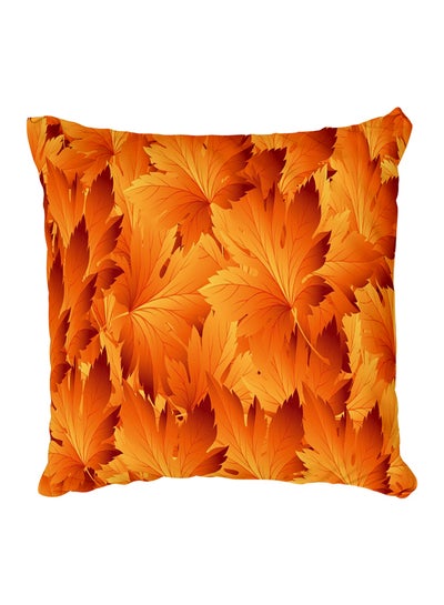 Buy Decorative Printed Pillow Cover Orange in Egypt