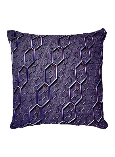 Buy Decorative Printed Pillow Cover Blue in Egypt