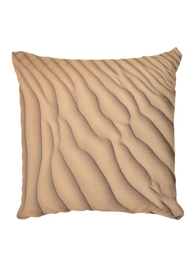 Buy Decorative Printed Pillow Cover Beige in Egypt