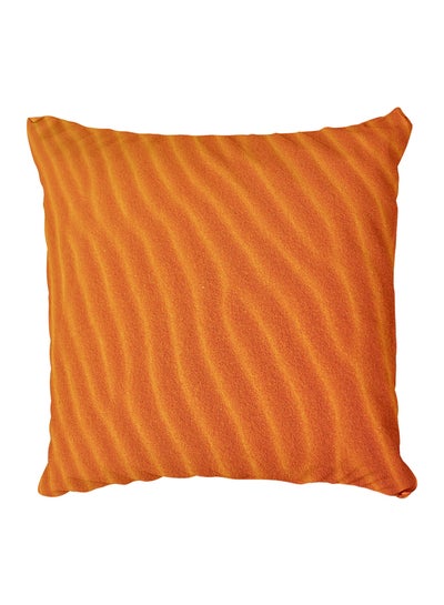 Buy Decorative Printed Pillow Cover Orange in Egypt