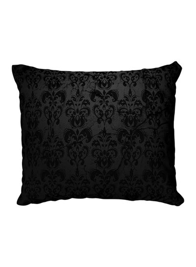 Buy Decorative Printed Pillow Cover polyester Black in Egypt