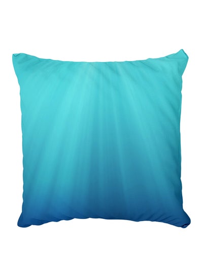 Buy Decorative Printed Pillow Cover Blue in Egypt