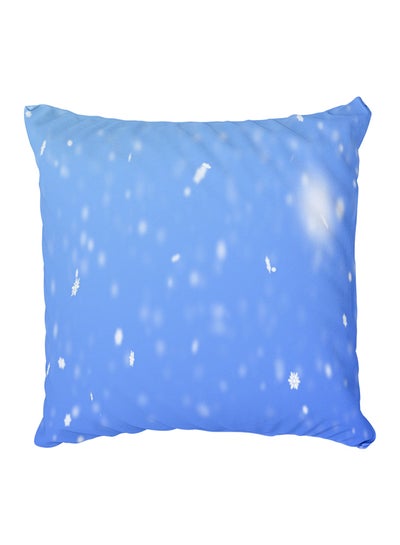 Buy Decorative Printed Pillow Cover Blue in Egypt