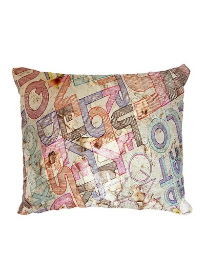 Buy Decorative Printed Pillow Cover polyester Multicolour in Egypt